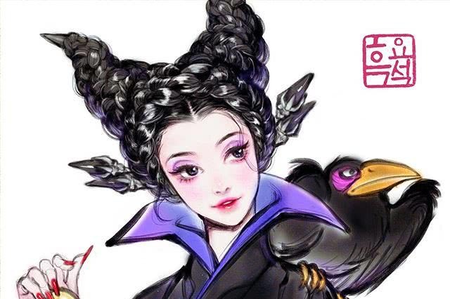 原创 迪士尼女反派颜值逆袭,红心皇后好美,看到玛琳菲森:我心动了