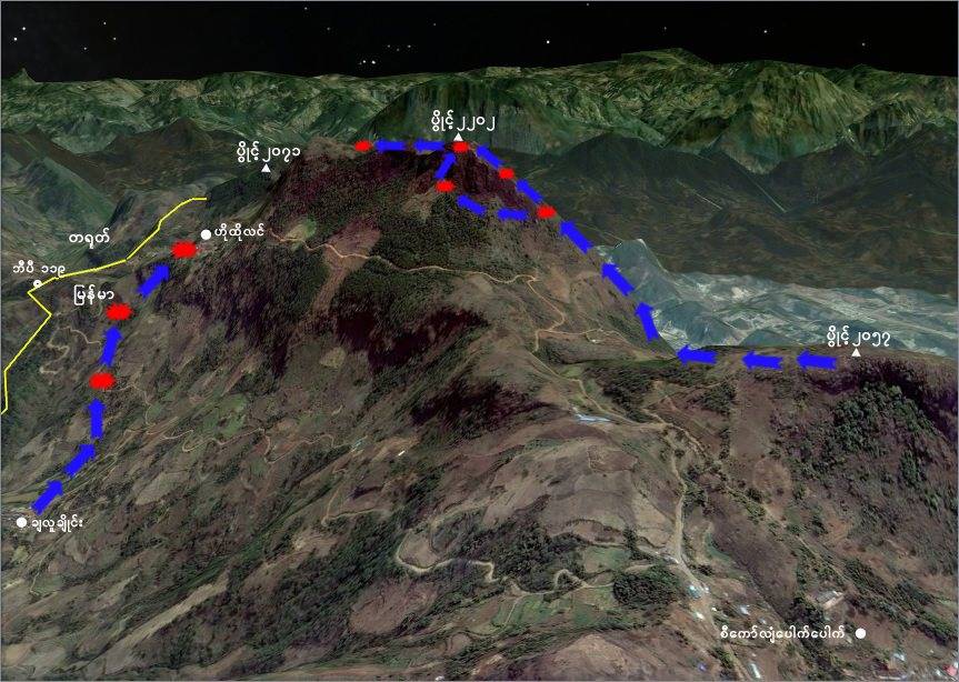 果敢南天门山战役五周年回顾 缅军相继占领2022高地和2071高地