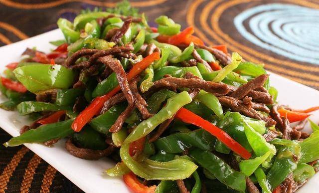 青椒牛肉丝