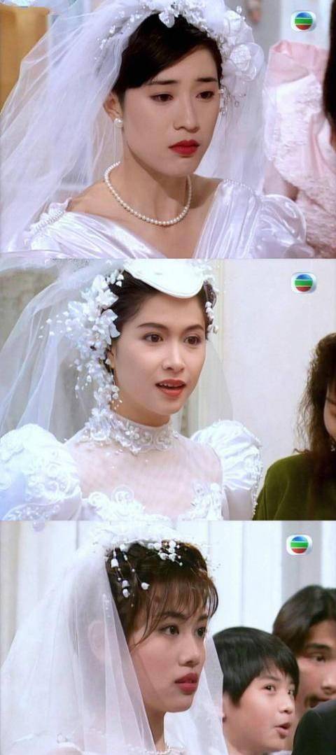 原创90年代"港风美人"婚纱:珍珠卷发,红唇神颜,你想娶谁回家!
