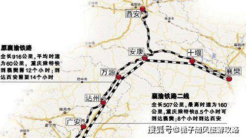 重庆市境内主要的六条普速铁路一览
