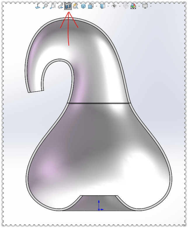 用solidworks只需4个特征,便可画成一个漂亮的克莱因瓶子