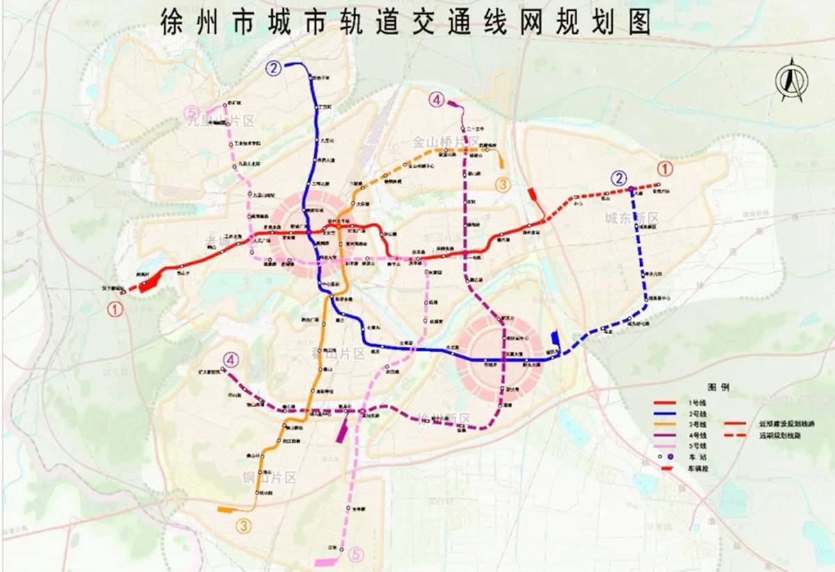 原创徐州即将开通的一条地铁线全长约242千米沿线共设20座车站