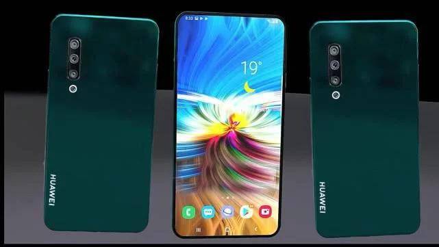 华为p50pro概念图:立体边框 无打孔全屏 比华为p40pro