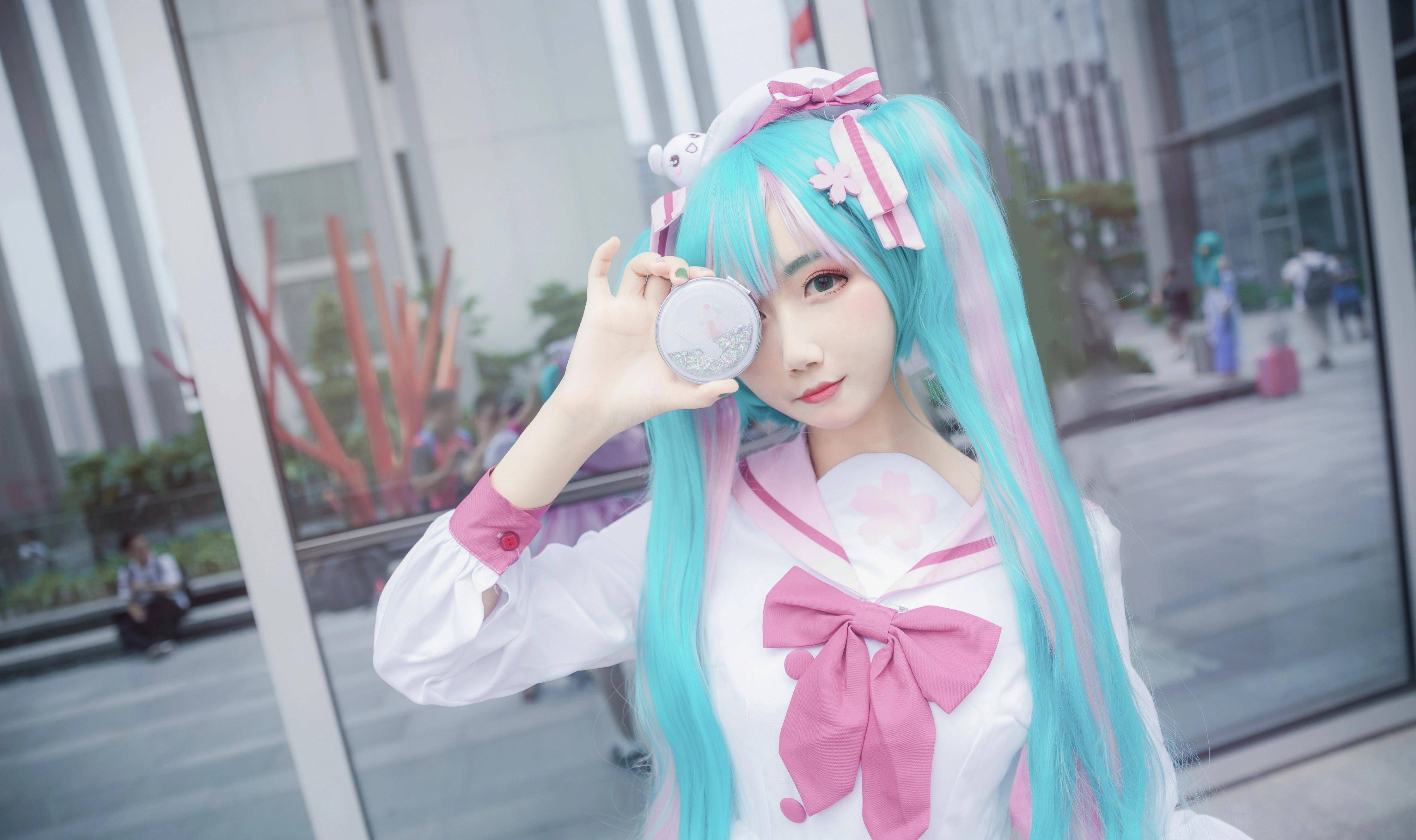 cosplay:初音未来@陌尘尘