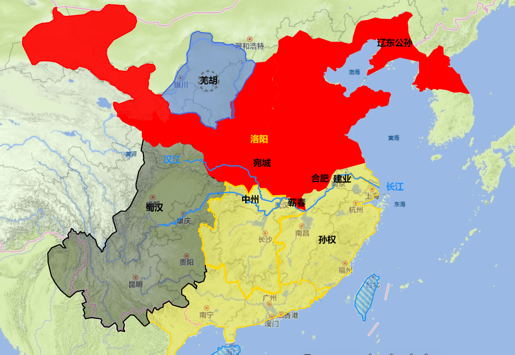 东吴可以顺长江伐蜀,曹魏可以顺汉江伐蜀.如果东吴能轻松灭蜀