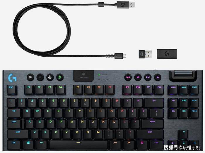 罗技G915 TKL无线游戏键盘发布：带RGB灯效，6月10日上市_手机搜狐网