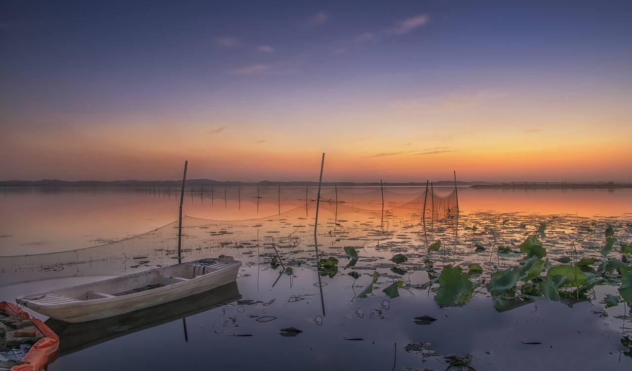 卫星航拍湖北十大湖泊最大是黄石大冶湖最小是黄冈遗爱湖