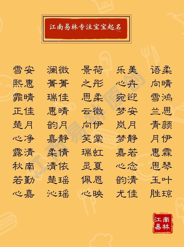 原创宋词里惊鸿一瞥的女孩名字,文艺而有韵味,适合才女!