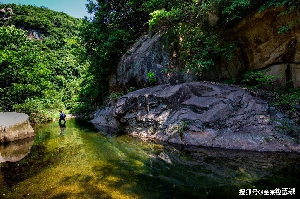 金寨洪冲大岩沟,梅山湖边小三峡