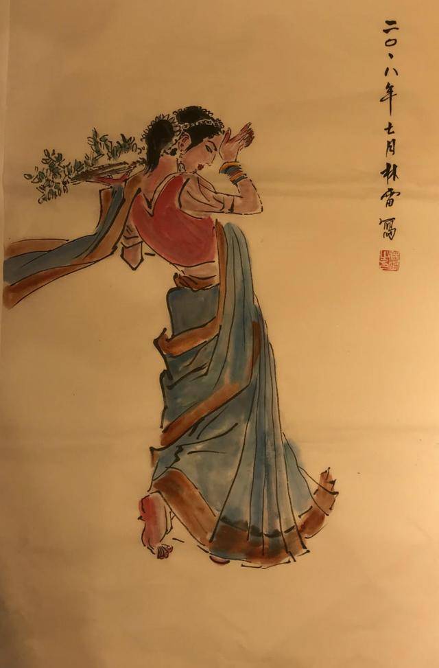 林雷军旅画家师法自然气韵生动