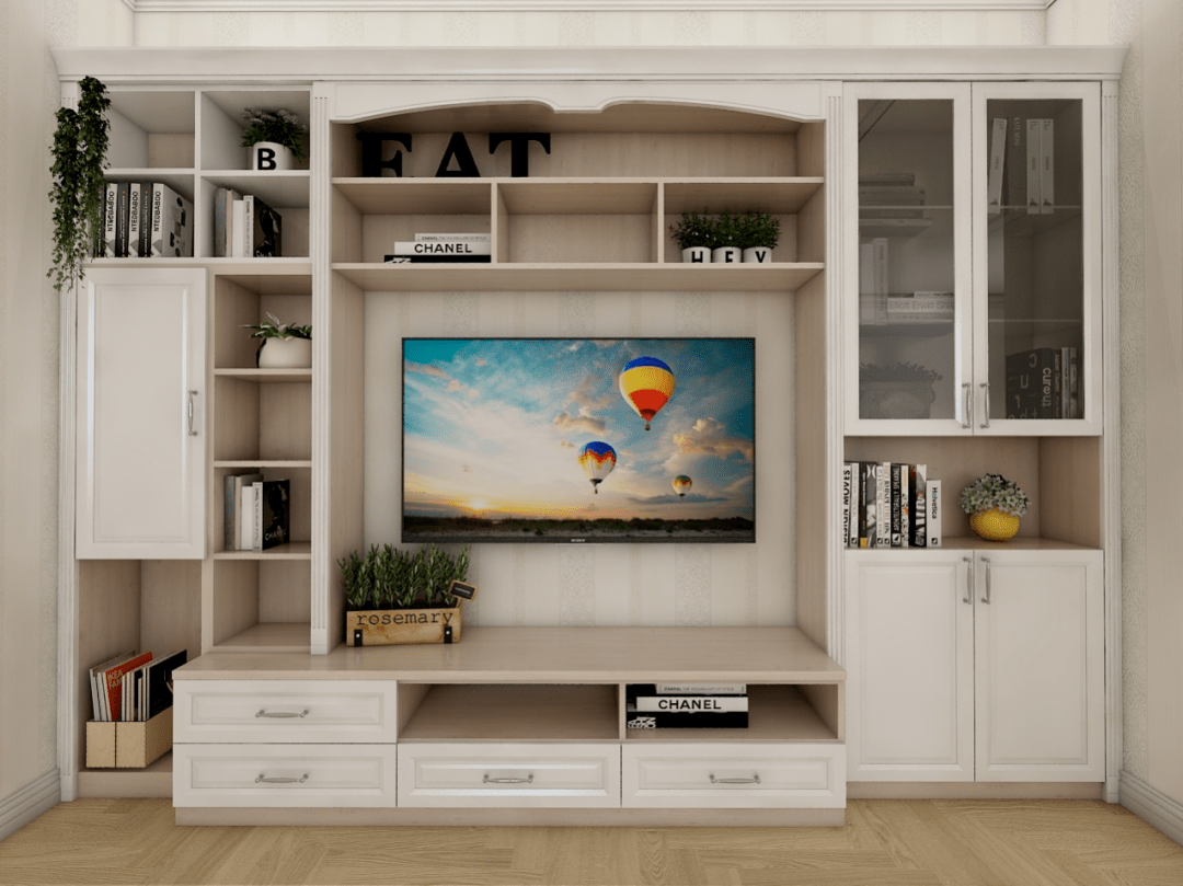 电视柜这么设计客厅也要高颜值