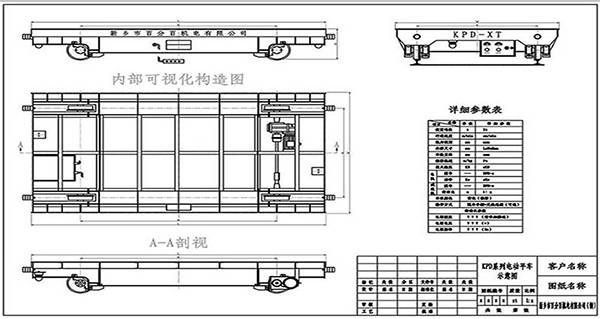 kpds三相交流低压轨道供电型电动平车图纸资料:供电方式原理是将交流