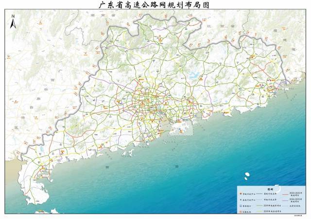 广东更新高速路网规划,新增高速47条约2185公里