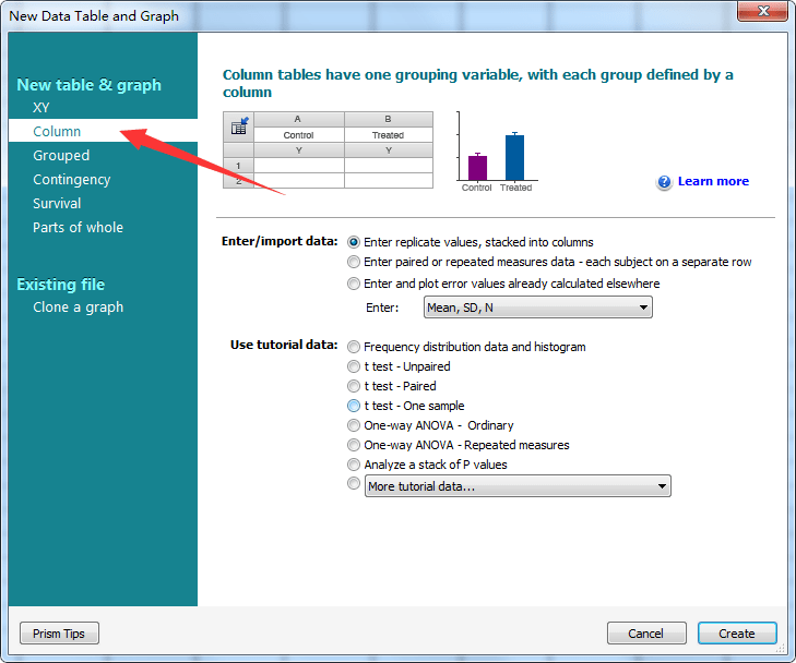 Graphpad绘制受试者工作特征（ROC）曲线教程_Curve