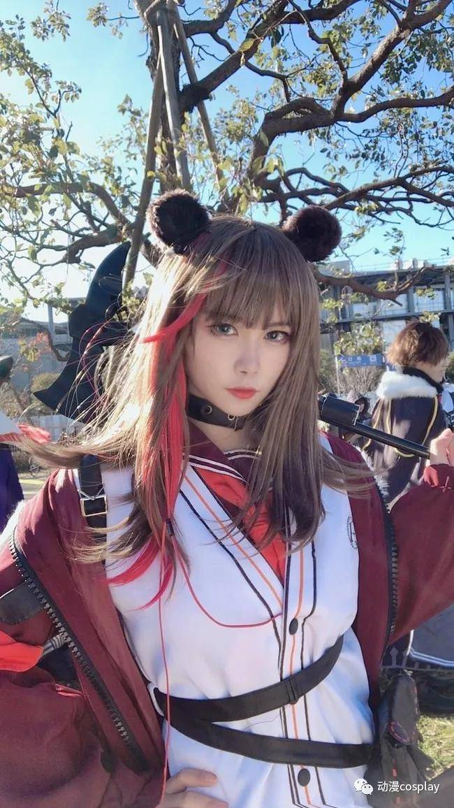 明日之后cosplay图片,cosplay壁纸手机 明日方舟夏日天火的泳装cos