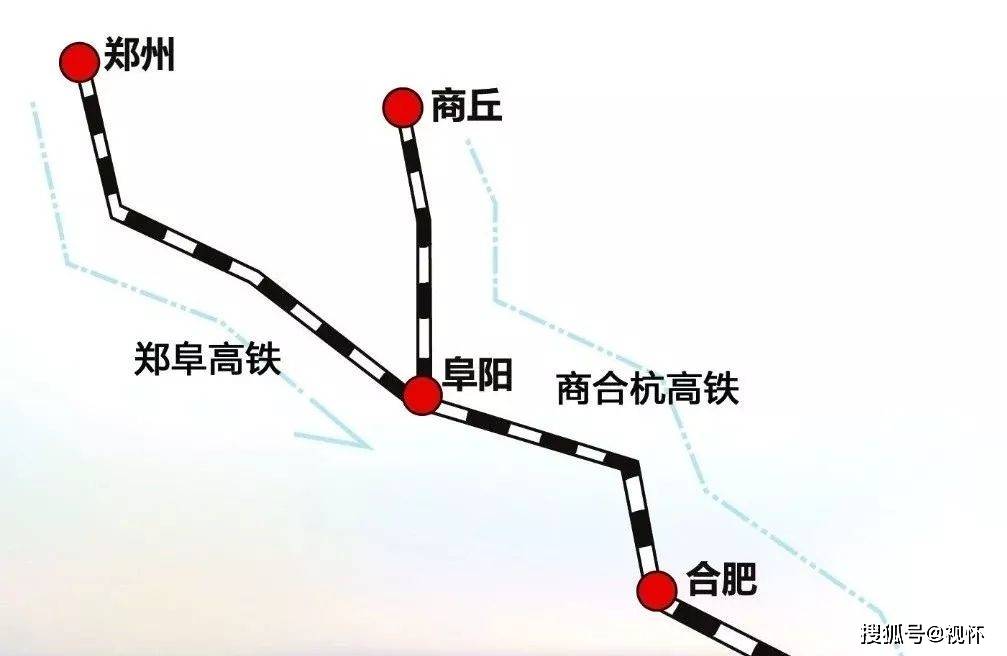 郑阜高铁与商合杭高铁