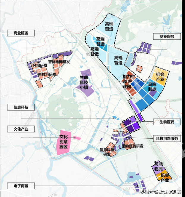 江宁高新园南部,方山风景区南麓,所在的方山南部片区njnbe040单元规划