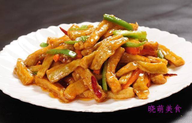 鱼香茄条秘制口水鸡干煸五花肉香酥河虾的家常做法美味下饭