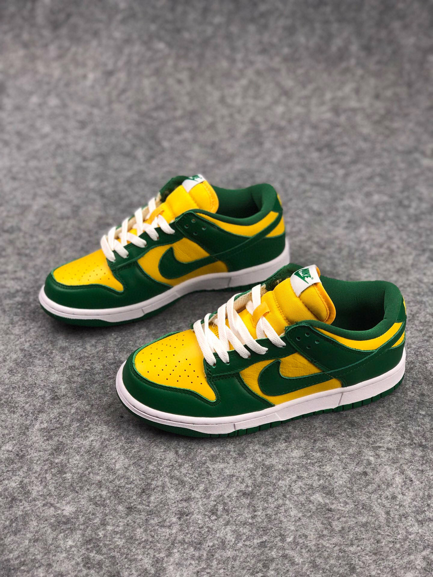 耐克nike dunk low sp brazil 巴西黄绿复古运动滑板板鞋