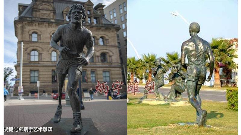 跑步锻炼人物雕塑,公园雕塑,人物铜雕像