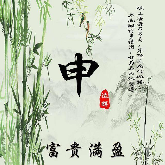 中国风签名微信头像,竹报平安唯美古风姓氏头像,希望你喜欢!