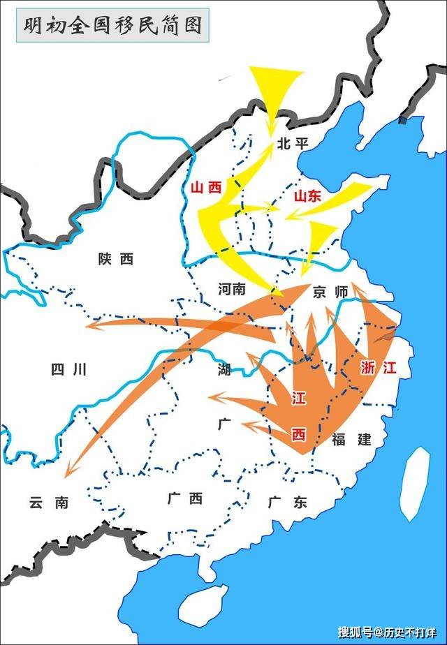 明初以降人口_元末明初军阀分布图(3)