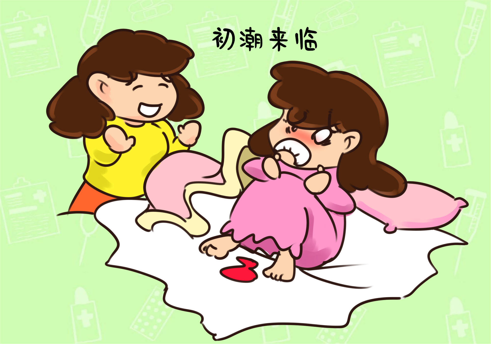 孩子|初潮后这些应对，能帮女孩再长10公分女孩和男孩发育规律不一样