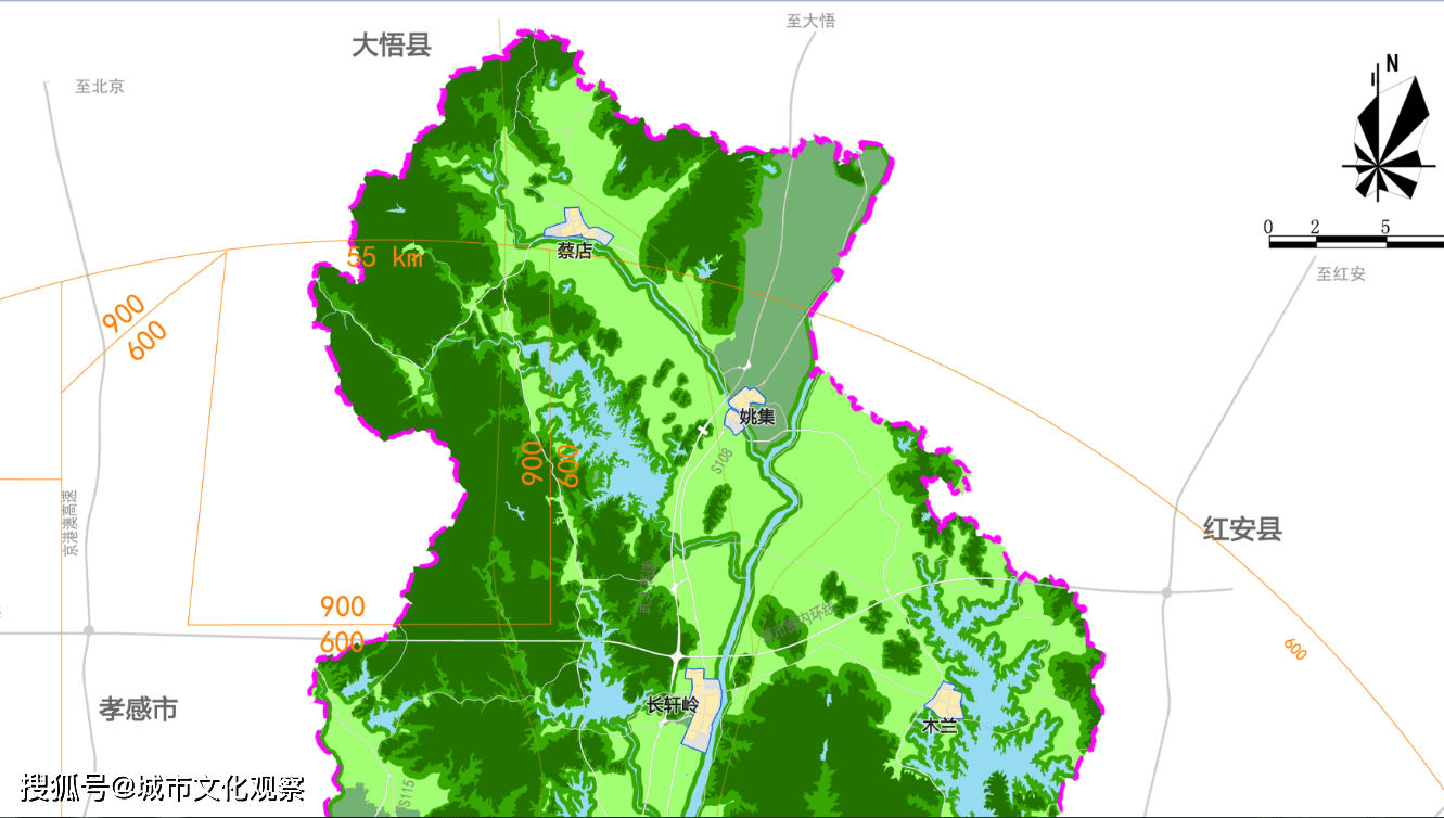 最全面黄陂区分区规划之九大新市镇篇