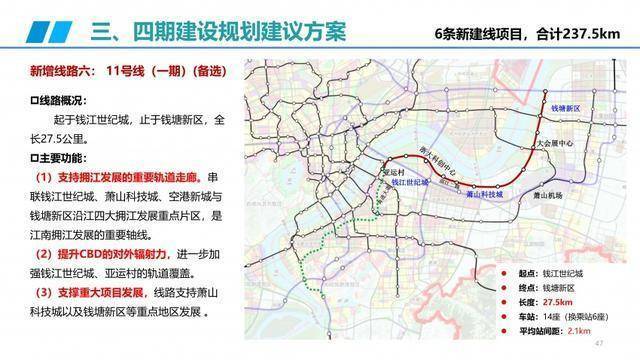 4月22日,杭州地铁集团发布了《杭州市轨道交通近期建设规划环境影响