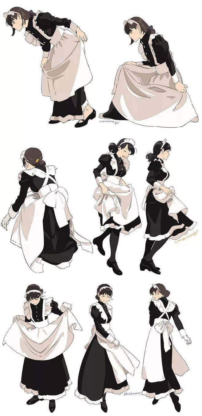 皱纹:衣服的褶皱怎么去绘画?