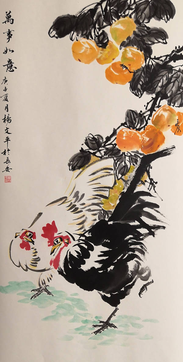 "薪火相传"——雁塔区举办迎七一颂党恩抗疫美术作品邀请展(国画篇二)