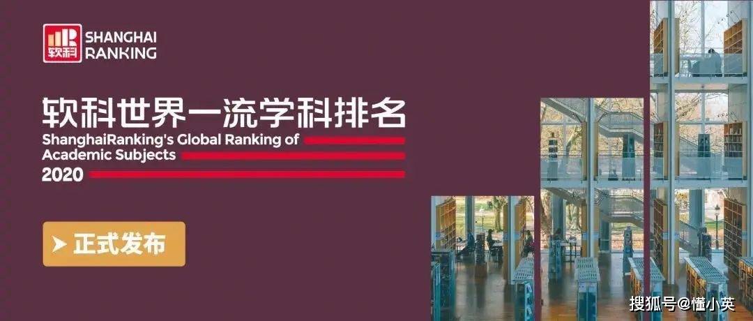 排名|你的梦校上榜了吗？2020软科世界大学学科排名发布