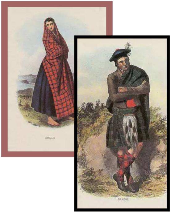 当时的苏格兰裙被称为"基尔特",是来源于苏格兰高地人的服装,当时采用
