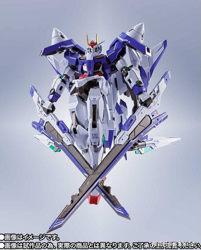 "metal robot 魂 "新品包含3套模组,可再现00强袭高达