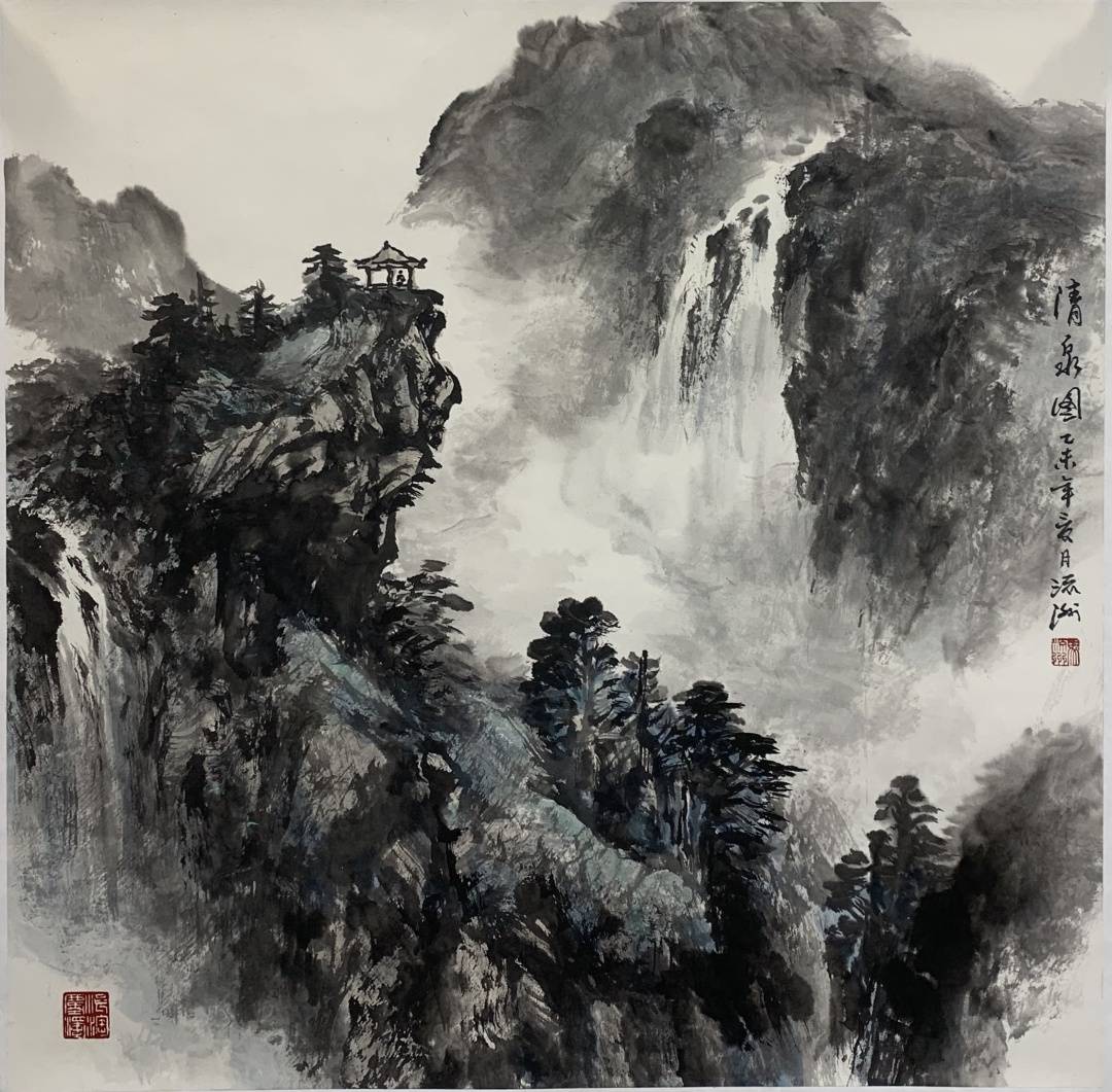 云渺仙境,空山闻响,看马流洲用墨色诉说"山语"