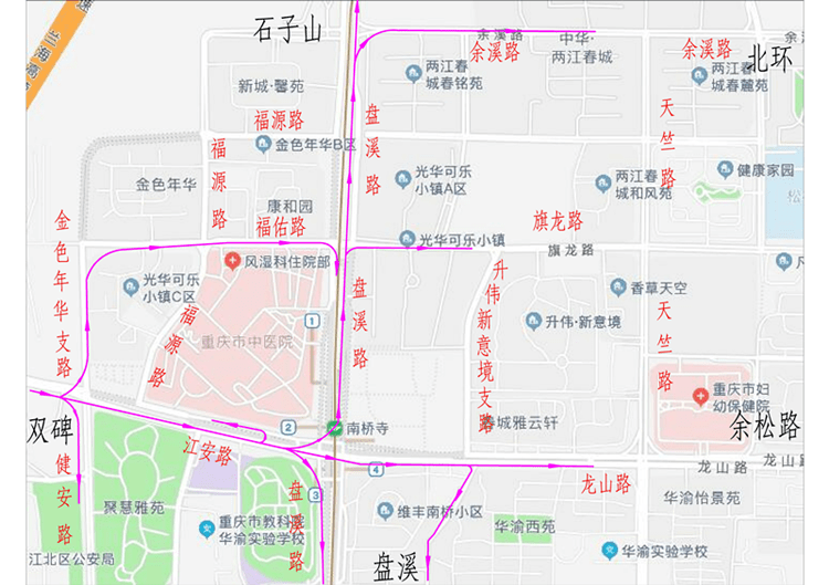 南桥寺立交通车,双碑到冉家坝更快捷!万云府高效出行生活升级