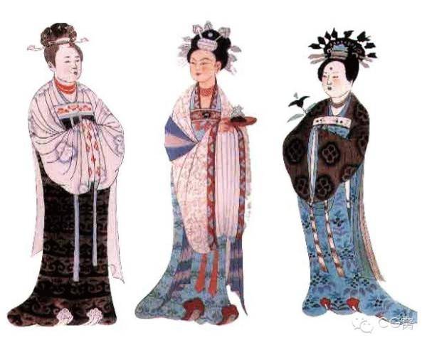 原创唐代女装为什么那么美?因为她们在服装的色彩搭配上花了心思