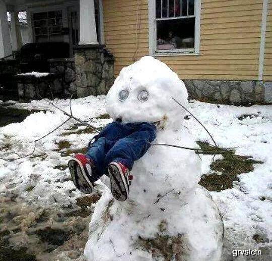 原创服了!朋友圈中那些极度搞笑的雪人