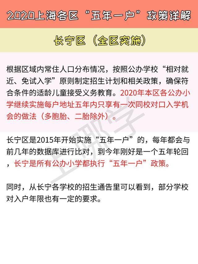 子女|2020年上海“五年一户”增至9区，子女上小学、初中都将受限