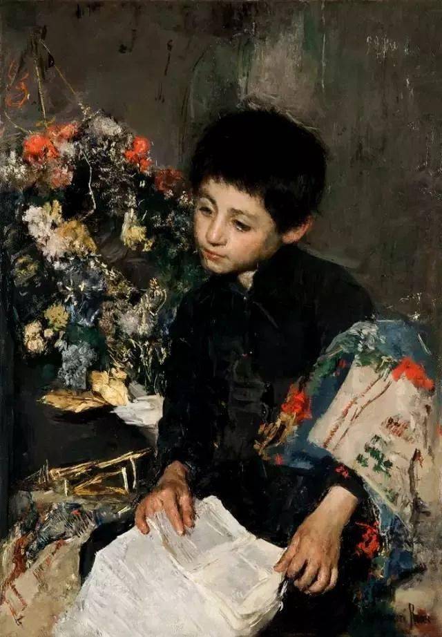 antonio mancini 安东尼奥·曼奇尼 意大利画家(1852-1930)