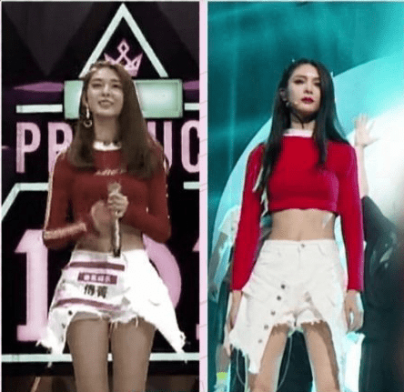 穿着|火箭少女101解散后首合体，穿《创1》初评级服装亮相引回忆杀