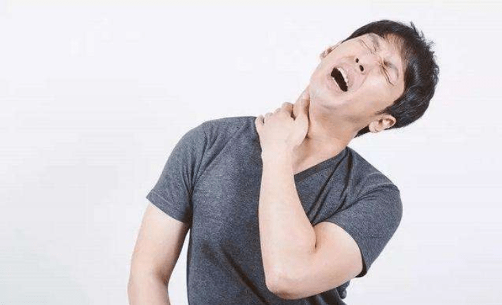 1.颈部疼痛感