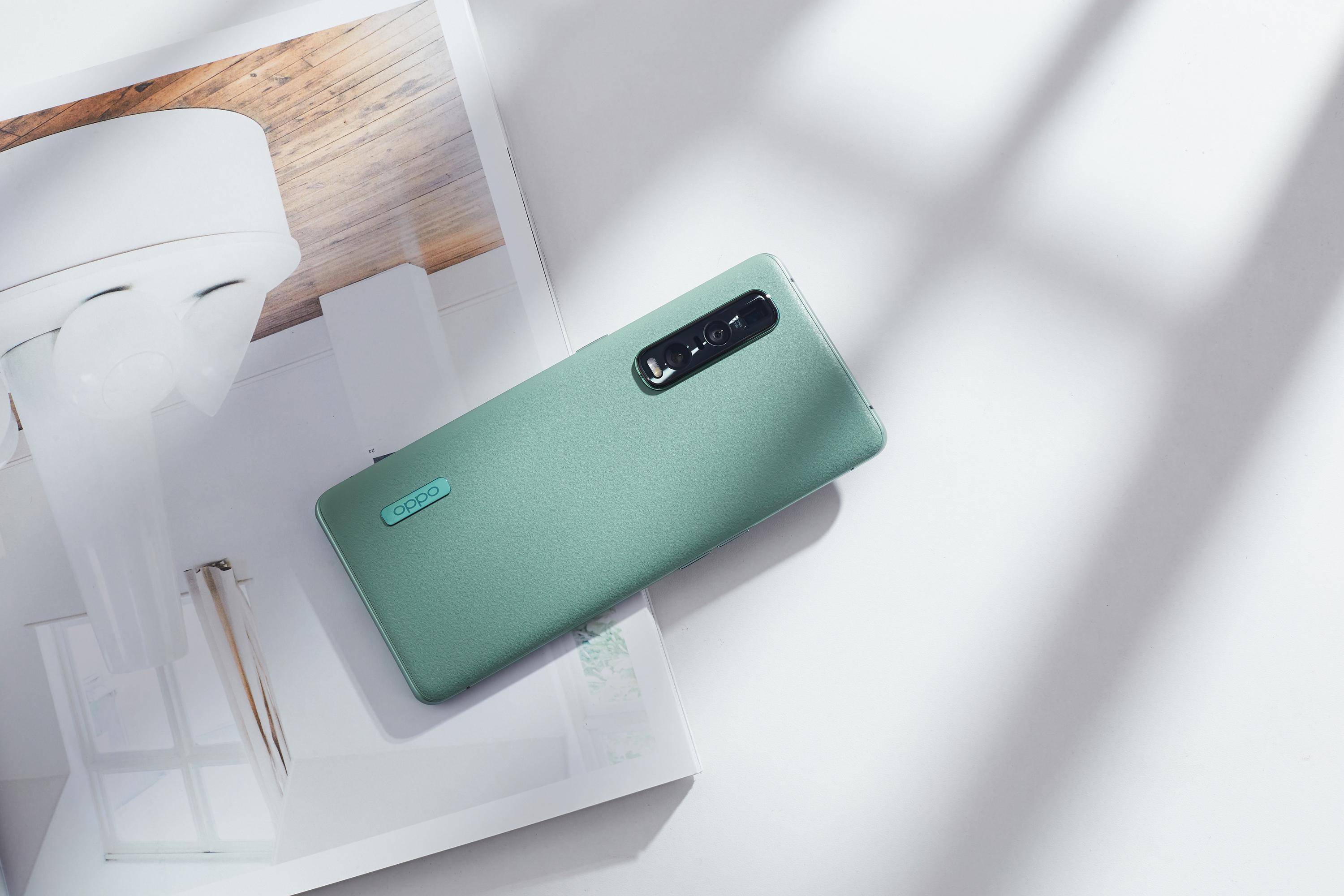 上半年手机配色,oppo find x2 pro竹青色能排第几?