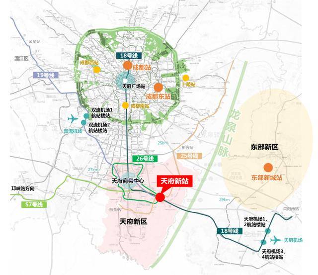 重磅天府新站tod打造枢纽公园地标