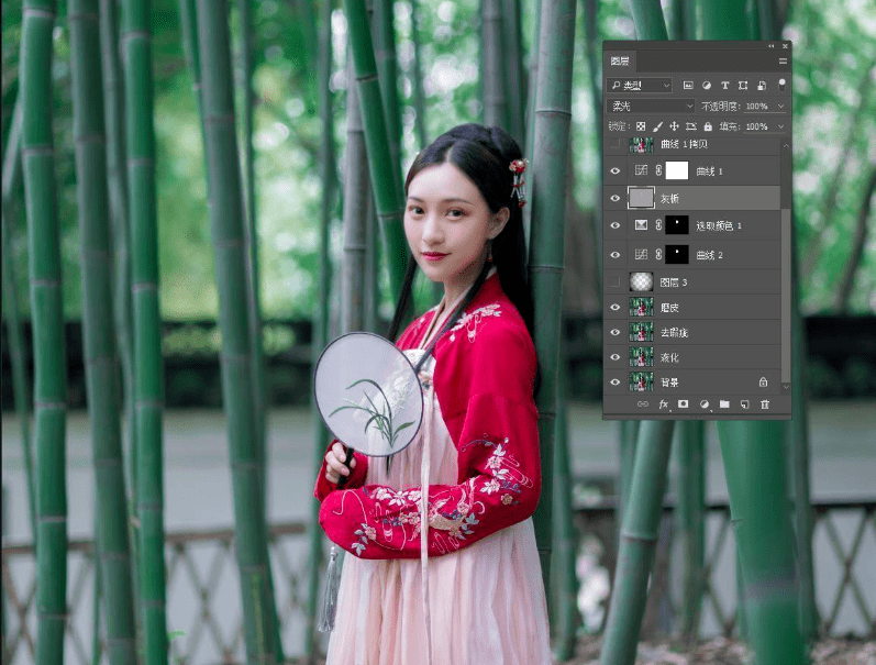 调整|探图摄影师专栏｜古装竹林人像调色详解