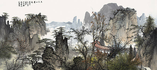 青年实力派画家周扬波将做客《名家说画》直播间 论"中国山水画的临摹