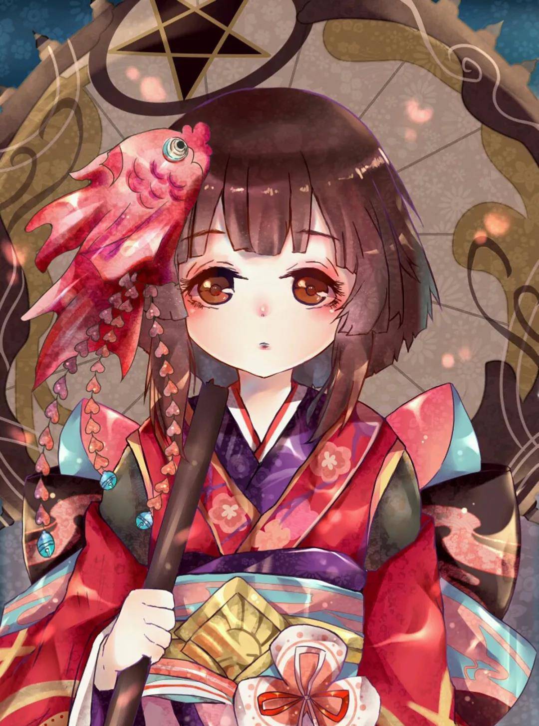 壁纸i萌萌哒的阴阳师神乐来啦!