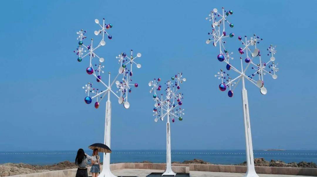 景育民风动雕塑《海风》