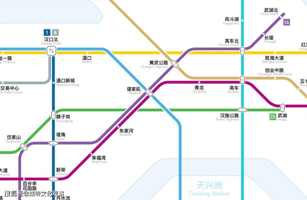 原创武汉地铁9,10,14号线前期提速,利好这六大区域!